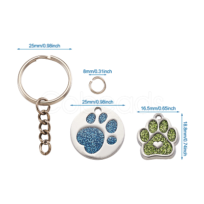 DIY Pet Keychain Makings DIY-TA0002-81-1