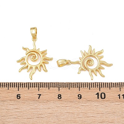 Brass Pendents KK-R212-06G-03-1