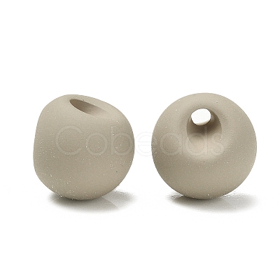 Rubberized Acrylic Beads OACR-G012-05I-1