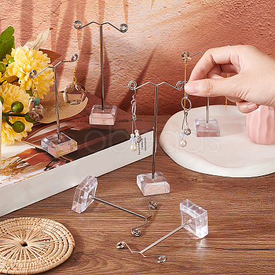 Iron Earring Display Frame EDIS-WH0006-19-1