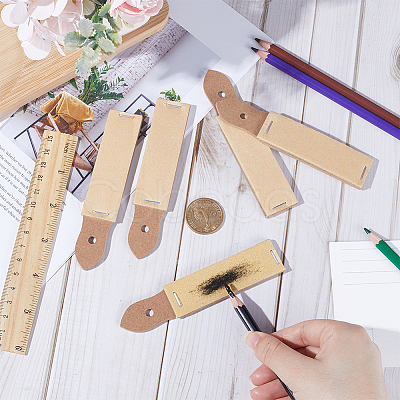 Pencil Sandpaper Board TOOL-WH0134-78-1