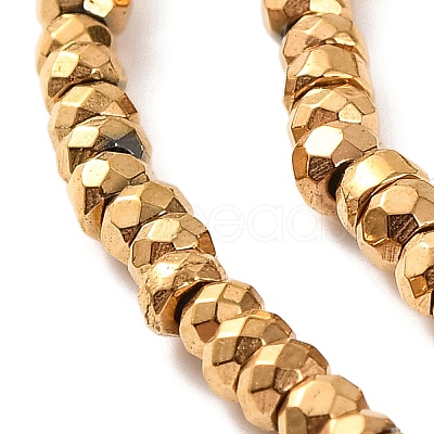 Electroplated Synthetic Non-magnetic Hematite Beads Strands G-H027-E01-01-1