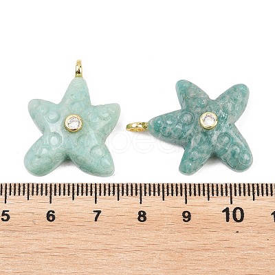 Natural Amazonite Pendants G-H353-01G-06-1