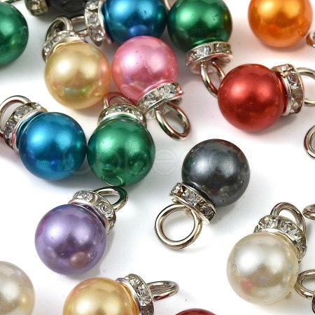 ABS Plastic Imitation Pearl Pendants KY-XCP0001-39-1