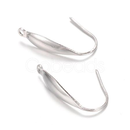 Tarnish Resistant 304 Stainless Steel Earring Hooks STAS-R089-02-1