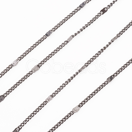 Soldered Brass Coated Iron Cable Chains CH-CJC0001-02A-B-1