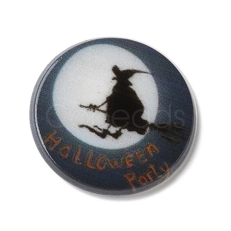 Halloween Series Acrylic Cbabochons OACR-M012-09-1