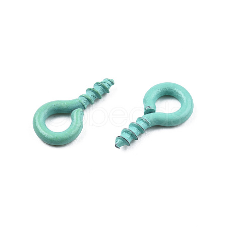 Spray Painted Iron Screw Eye Pin Peg Bails IFIN-N010-002A-05-1