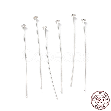925 Sterling Silver Flat Head Pins STER-M117-03D-S-1