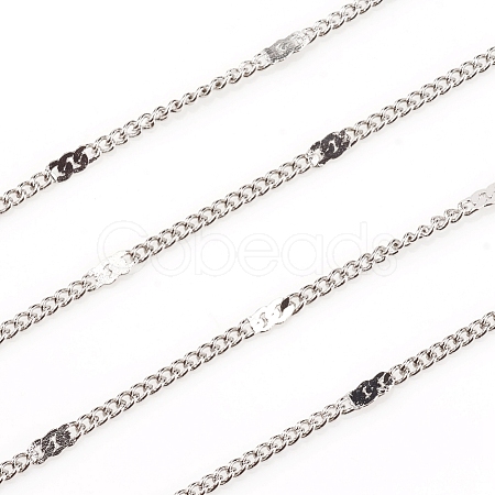 Soldered Brass Coated Iron Cable Chains CH-CJC0001-02B-P-1