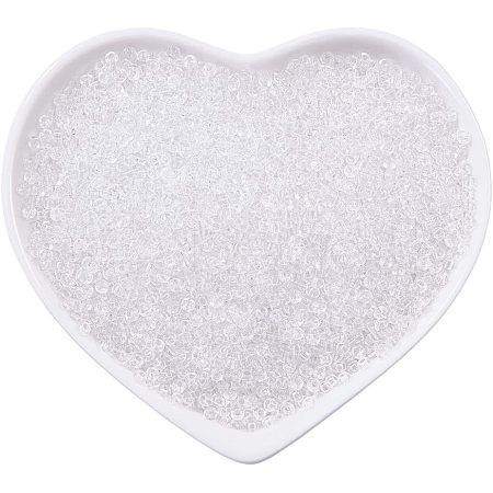 FGB 12/0 Transparent Glass Seed Beads SEED-OL0001-01-02-1