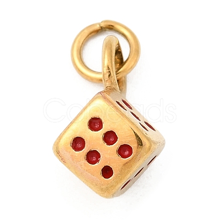 304 Stainless Steel Enamel Pendants STAS-Z179-29G-1