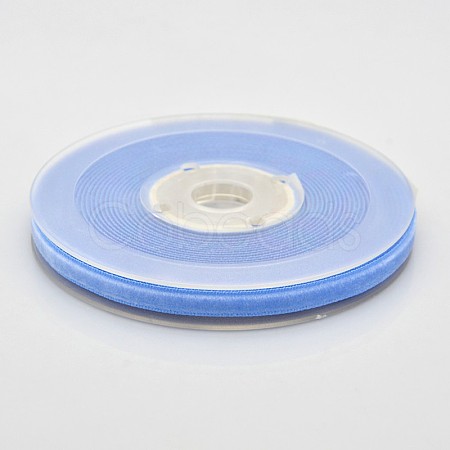Polyester Velvet Ribbon for Gift Packing and Festival Decoration SRIB-M001-10mm-336-1