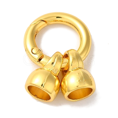 Ring Rack Plating Brass Spring Gate Rings KK-A225-05A-G-1