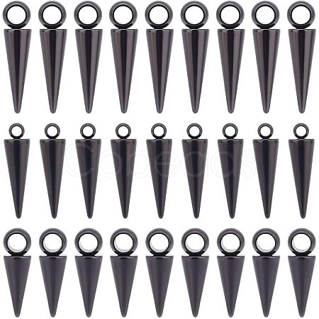 30Pcs 3 Style 304 Stainless Steel Pendants STAS-UN0038-28-1