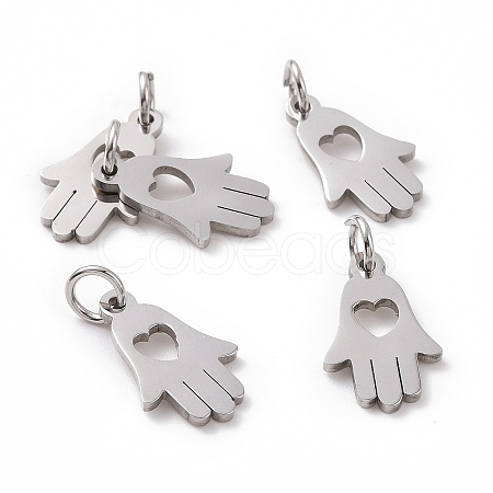 Non-Tarnish 304 Stainless Steel Pendants STAS-Q201-T453S-1