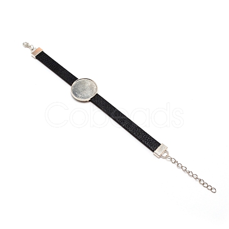 PU Leather Cord Bracelet Making AJEW-TAC0034-02C-1