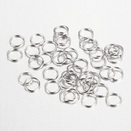 Iron Open Jump Rings IFIN-A018-6mm-P-1