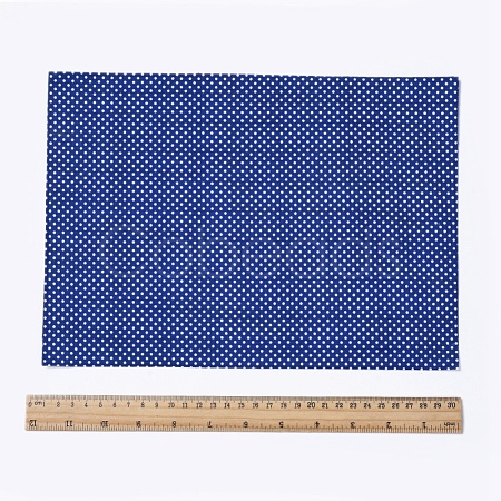 Polka Dot Pattern  Printed A4 Polyester Fabric Sheets DIY-WH0158-63A-05-1
