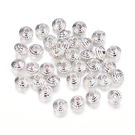 Tibetan Silver Color Plated Spacer Beads K0NJX022-1