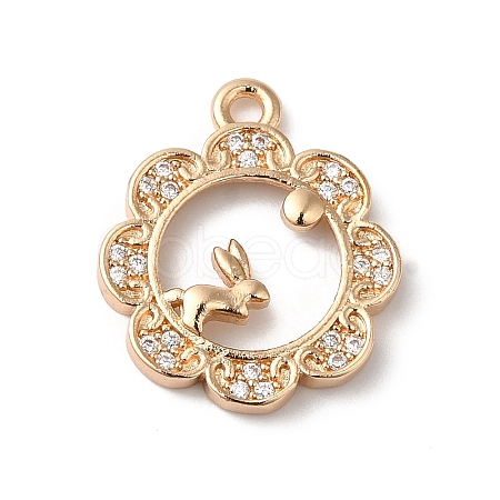 Brass Pendants KK-C062-106G-1