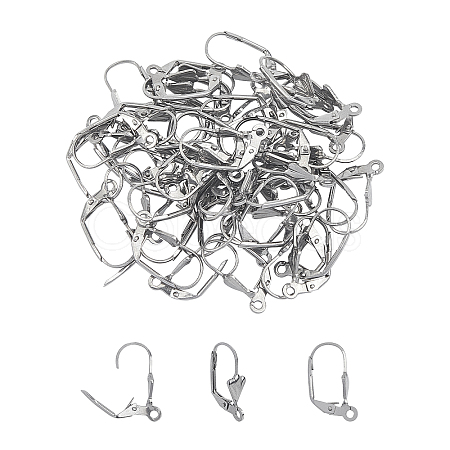 Unicraftale 304 Stainless Steel Hoop Earrings STAS-UN0006-22P-1