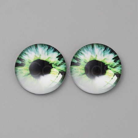 Glass Cabochons GLAA-WH0033-75H-03-1