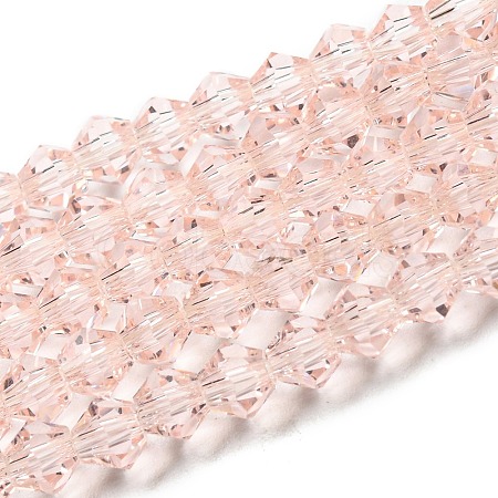 Transparent Glass Beads Strands EGLA-A039-T4mm-D26-1