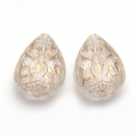 Plating Acrylic Beads PACR-S219-11-1