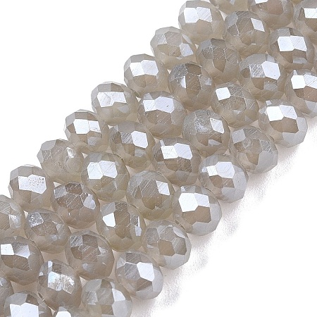 Electroplate Glass Beads Strands EGLA-A044-J6mm-A10-1