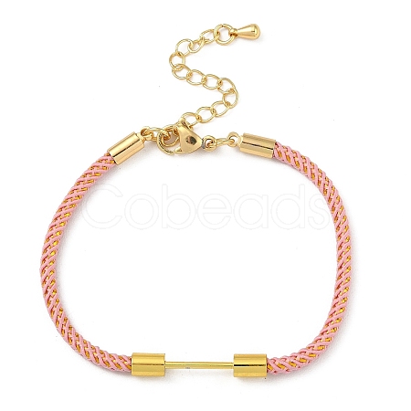 Braided Nylon Cord Bracelet Making MAK-L043-01G-12-1