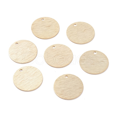 Brass Charms KK-Y003-06C-G-1