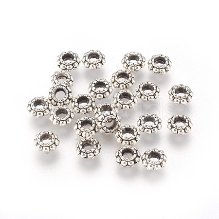 Tibetan Style Alloy Spacer Beads LF1565Y-1