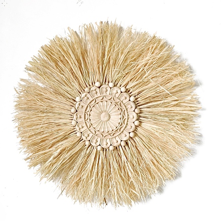 Raffia Woven Wall Decorations HULI-PW0002-074C-1