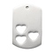 Non-Tarnish 304 Stainless Steel Pendants, Rectangle with Hollow Heart, Stainless Steel Color, 40x25x1.5mm, Hole: 2.4mm