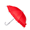 Plastic Doll Umbrella, Doll Making Supplies, Red, 220x250~300mm