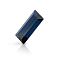 Preciosa&reg MAXIMA Crystal Fancy Stones, Czech Crystal, 435 26 212 Baguette, Dura Foiling, 30280 Dark Indigo, 7x3mm