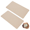 Felt Inserts Bag Bottom, Cushion Pad, Rectangle, Camel, 35x18x0.45cm