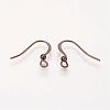 Brass French Earring Hooks KK-Q369-AB-2