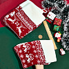 3Pcs 3 Styles Wool Yarn Knitted Hanging Christmas Stockings FEPA-SP0001-04B-3