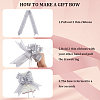 Plastic Bowknot Pull Bows AJEW-WH20064-74D-6