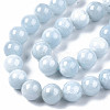 Natural Chalcedony Beads Strands G-S333-10mm-004-3