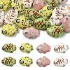 20Pcs 4 Colors Handmade Porcelain Beads PORC-YW0001-23-1