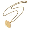 201 Stainless Steel Arabic Elements Cloud Pendant Box Chain Necklaces NJEW-D089-03G-2
