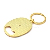 Alloy Colorful Enamel Football Bottle Opener Keychains KEYC-I119-07G-2