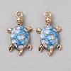 Alloy Enamel Pendants FIND-CJC0027-01G-05-1