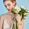 16Pcs 4 Colors Rack Plating Brass Micro Pave Cubic Zirconia Hanger Links KK-DC0003-65-6