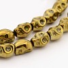 Electroplate Non-magnetic Synthetic Hematite Bead Strands G-J286-10-1