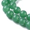 1 Strand Natural Green Aventurine Beads Strands G-YW0001-34-2