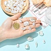 50Pcs 10 Styles ABS Plastic Imitation Pearl Beads KY-YW0002-30-3